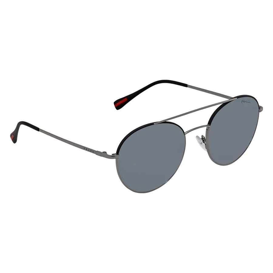 Order Kính Mát Prada Grey Round Men's Sunglasses PR PS51SS 290255 54 - Prada  - Đặt mua hàng Mỹ, Jomashop online