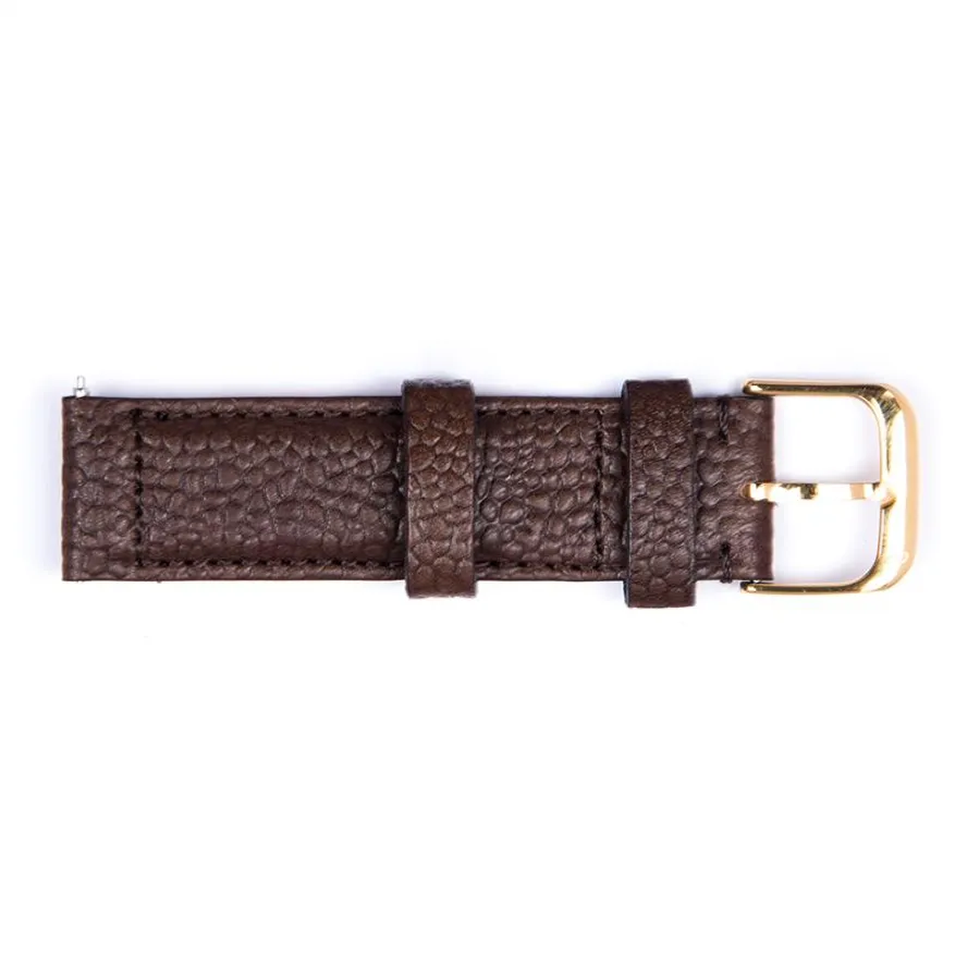 Knot Nâu tối - Dây Da Tochigi Scotchgrain Straight Knot STD-18DBYG Màu Nâu Tối - Vua Hàng Hiệu