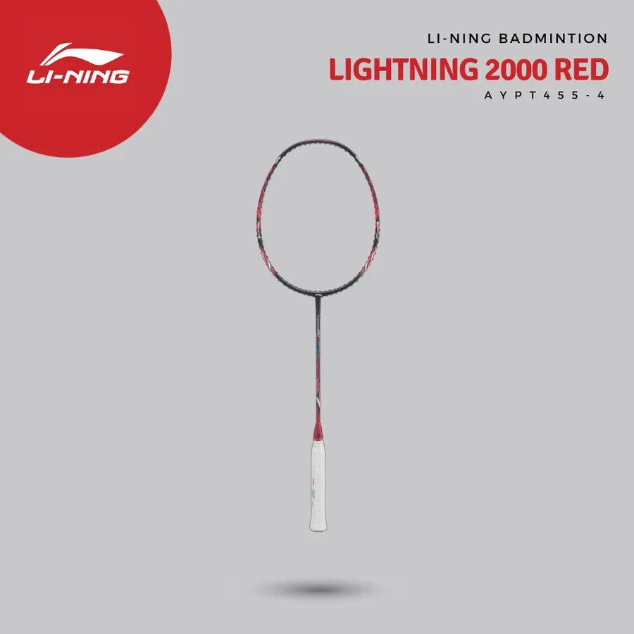 Vợt cầu lông chính hãng Li-Ning Lightning 2000 Red AYPT455-4 P-AYPT455-4