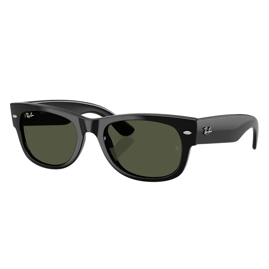 Kính Mát Unisex RayBan 0RB0832SF 601/31 Black Green Sunglasses Màu Xanh Đen