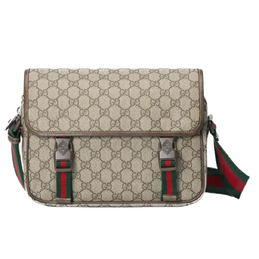 Túi Đeo Chéo Nam Gucci Messenger Bag Beige Ebony 816953 FAD8C 1049 Màu Be Nâu