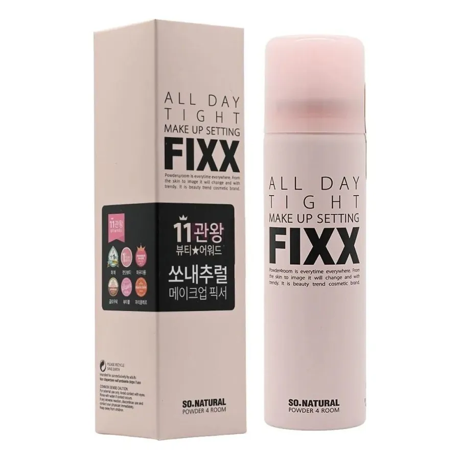 Xịt Khóa Nền So' Natural All Day Tight Make Up Setting Fixx 75ml