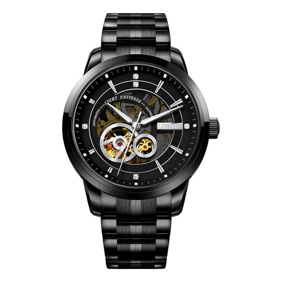 Đồng Hồ Nam Lobinni LB5013G-8 Automatic Màu Đen