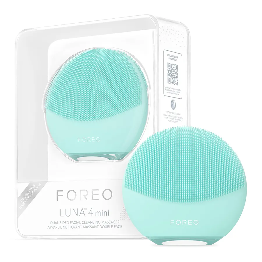 Máy Rửa Mặt Foreo Luna Mini 4 Facial Cleansing Massager Màu Xanh Blue