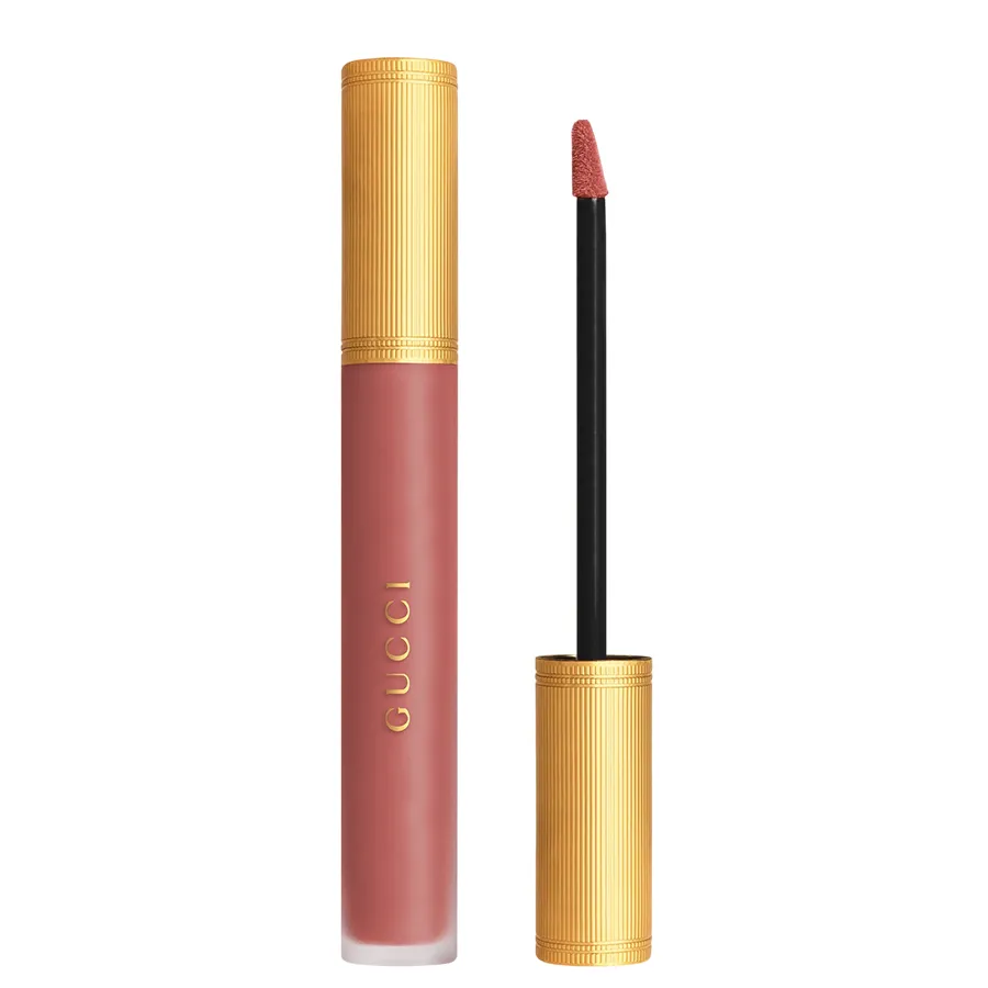 Son Kem Lì Gucci Rouge Liquid Matte 217 Valeria Rose Màu Hồng Đất
