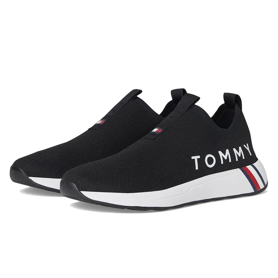 Giày Thể Thao Nữ Tommy Hilfiger Aliah Sneakers Màu Đen Size 36.5