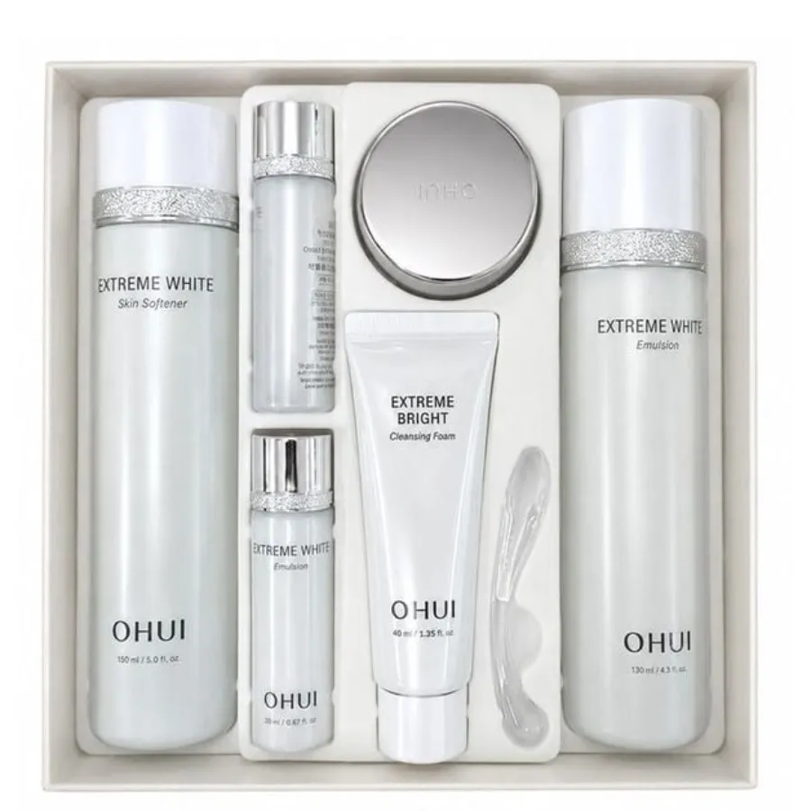 Bộ Dưỡng Sáng Da Ohui Extreme White Cream Special Set 6 Món