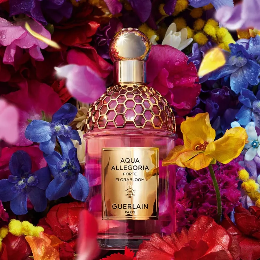 Set Nước Hoa Và Dưỡng Thể Guerlain Aqua Allegoria Florabloom Forte 3 Món