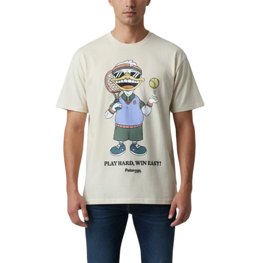 Áo Phông Nam Paterson League Quack T-Shirt P70 Màu Kem Size XL