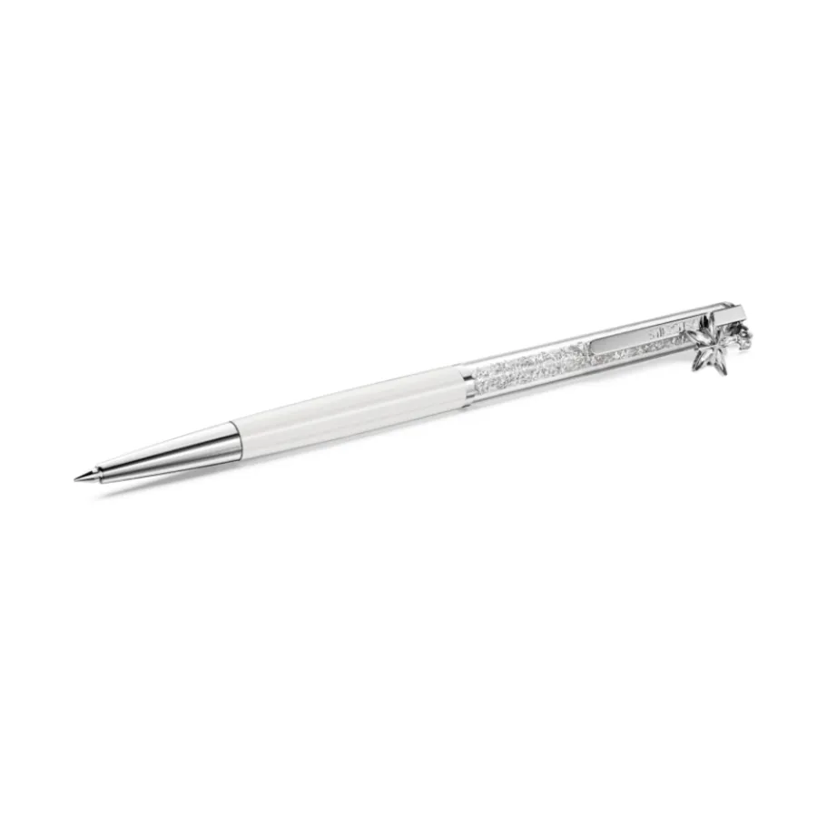 Bút Ký Swarovski Crystalline Ballpoint Pen White, White Lacquered, Chrome Plated 5717136 Màu Trắng