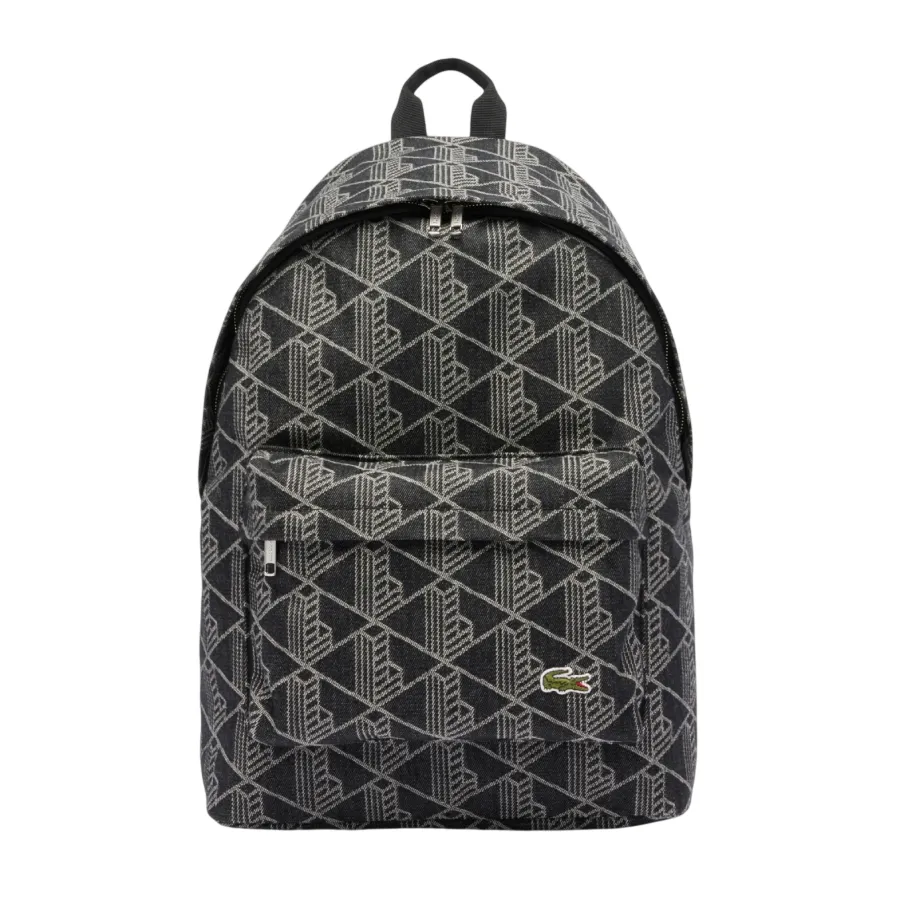Balo Lacoste Neocroc Motif Backpack NU4871NZ R33 Màu Đen