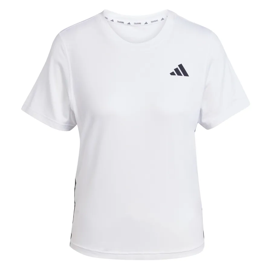 Áo Thun Nữ Adidas 3-Stripes Train Essentials White JH1393 Tshirt Màu Trắng Size S