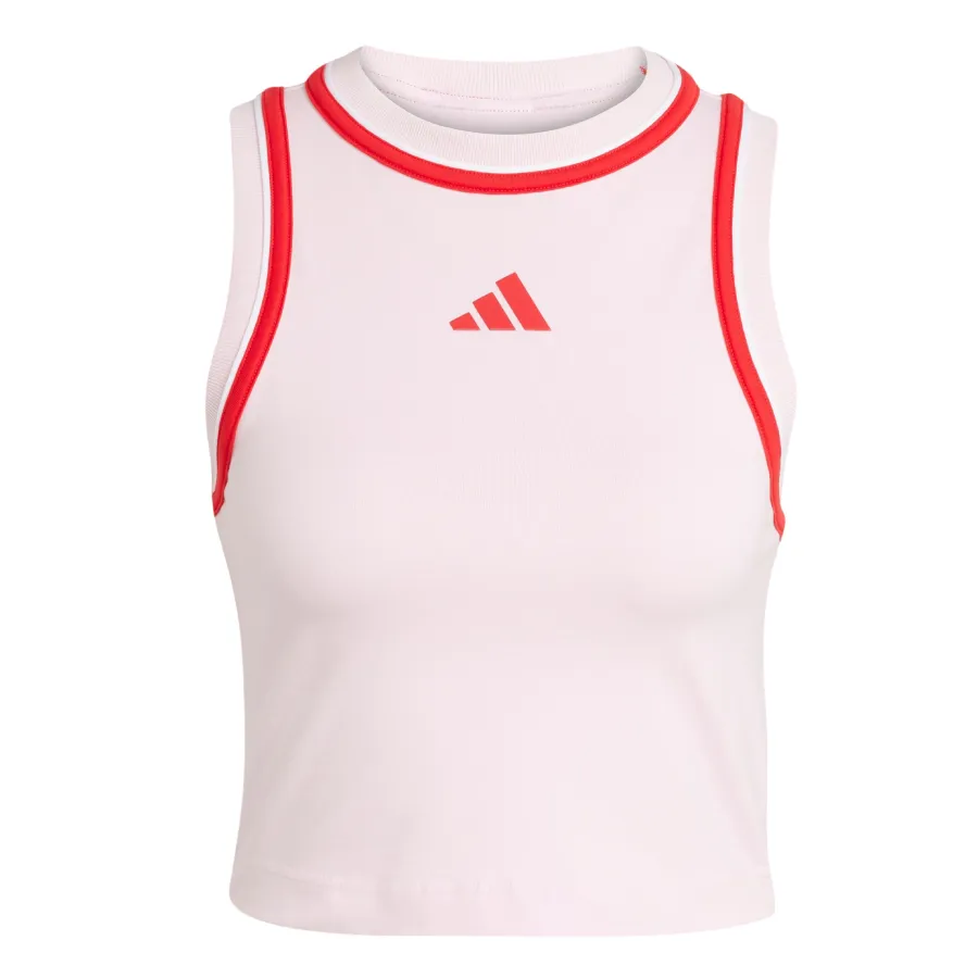 Áo Ba Lỗ Nữ Adidas Essentials Color-Pop Cotton Crop Tank Top Pink JD5554 Màu Hồng Size S
