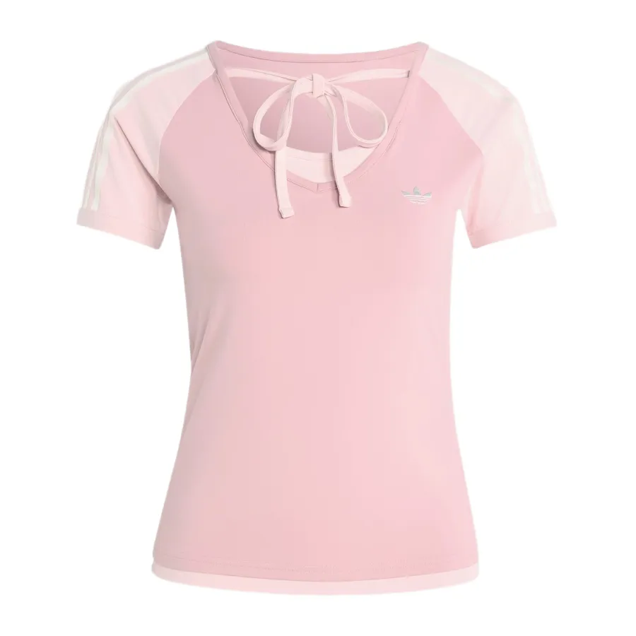 Áo Thun Nữ Adidas Summer Glow Vintage Tee T-Shirt KY8130 Màu Hồng Be Size S