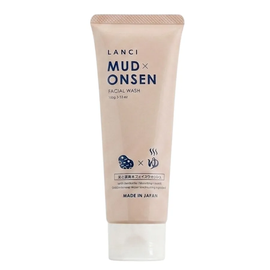 Sữa Rửa Mặt Bùn Khoáng Lanci Mud Onsen Facial Wash 100g