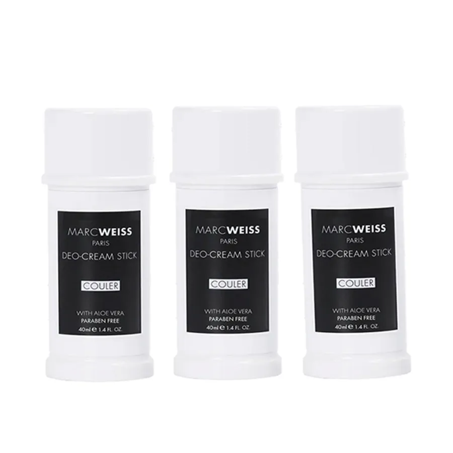 Combo 3 Thanh Khử Mùi Hương Nước Hoa Ngăn Mồ Hôi Marcweiss Paris Deo-Cream Stick Couler (3 x 40ml)