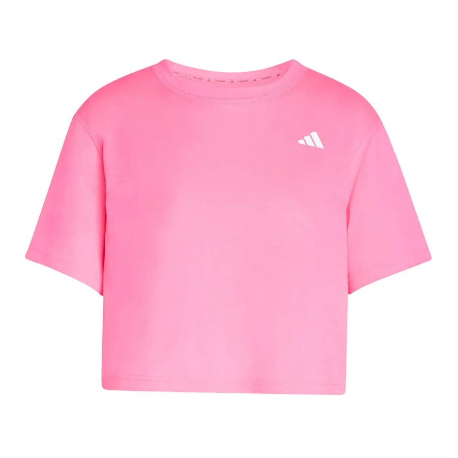 Áo Croptop Nữ Adidas Train Essentials Boxy Workout Tee KB7910 Màu Hồng Size S