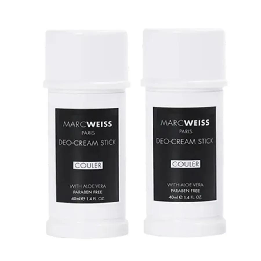 Combo 2 Thanh Khử Mù Hương Nước Hoa Ngăn Mồ Hôi Marcweiss Paris Deo-Cream Stick Couler (2 x 40ml)