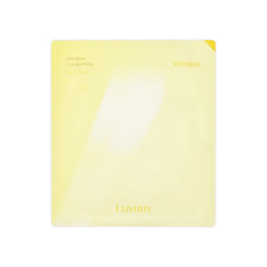 Mặt Nạ Thạch Hỗ Trợ Dưỡng Trắng Da Luvum Afterglow Yuja Gel Mask (Hộp 5 Miếng)