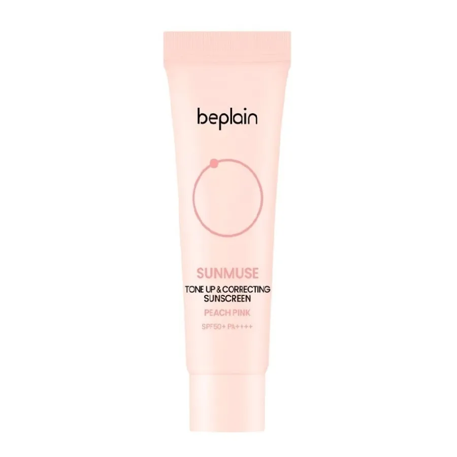 Kem Chống Nắng Nâng Tone Beplain Sunmuse Tone-Up & Correcting Peach Pink Sunscreen 50ml