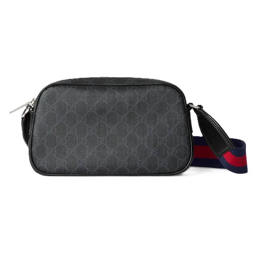 Túi Đeo Chéo Nam Gucci GG Crossbody Bag x Supreme Black 792097-FADJA-1042 Màu Đen Xám