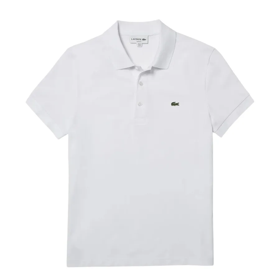 Áo Polo Nam Lacoste Men's Slim Fit Piqué Màu Trắng Size 3