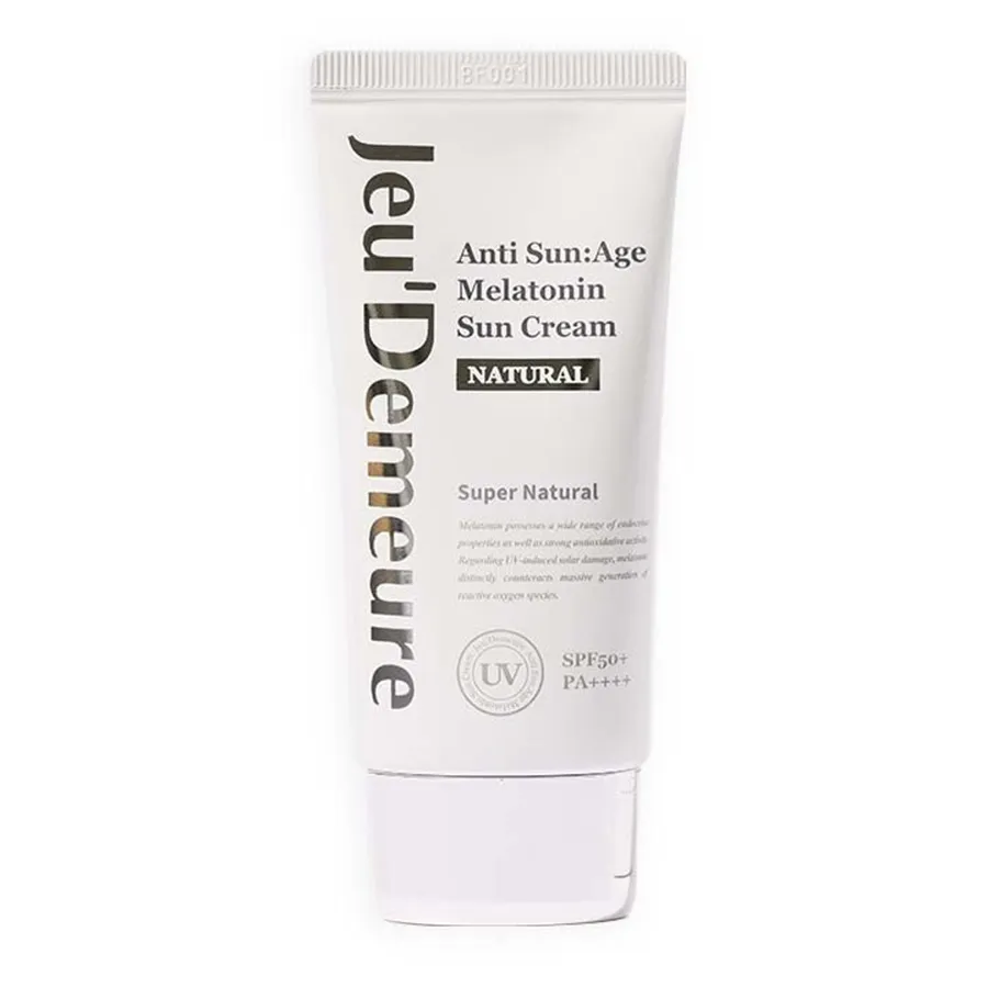 Kem Chống Nắng Jeu’Demeure Natural Anti Sun Age Melatonin Sun Cream SPF50+++ 50g