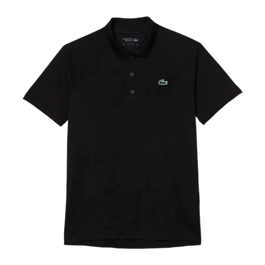 Áo Polo Nam Lacoste Regular Fit UV Protect Golf Polo Shirt DH3201 51 031 Màu Đen Size 3