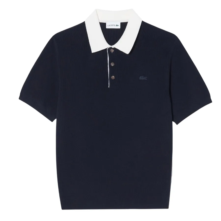 Áo Polo Nam Lacoste Regular Fit Navy Blue PH943E 166 Màu Xanh Đen Size 3
