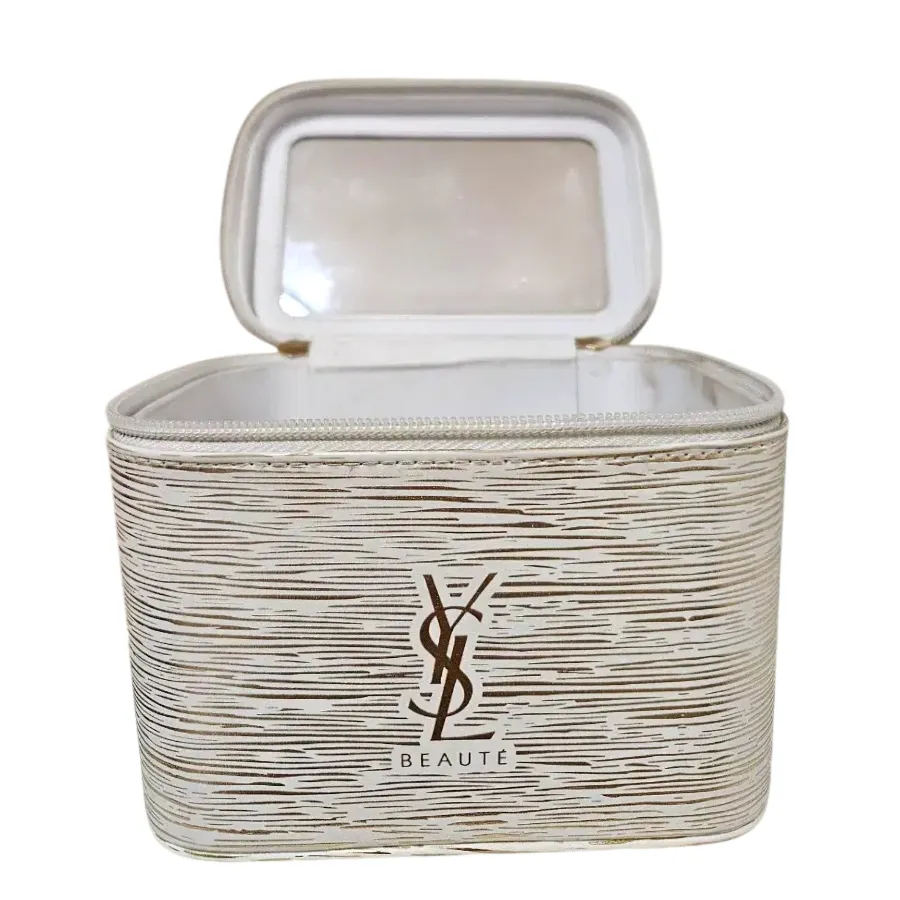 Hộp Đựng Mỹ Phẩm Yves Saint Laurent YSL Limited 2025 Gift (White&Gold) Màu Trắng - Vàng
