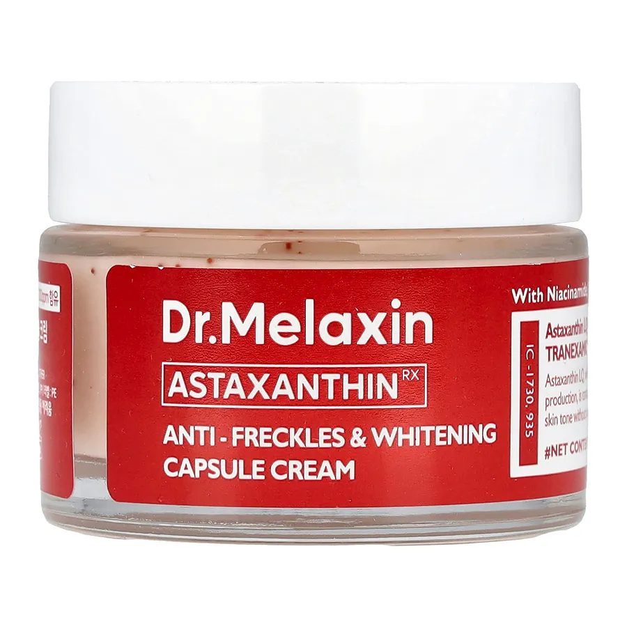 Kem Dưỡng Trắng Da Và Mờ Thâm Dr.Melaxin Astaxanthin Anti Freckles & Whitening Capsule Cream 50g