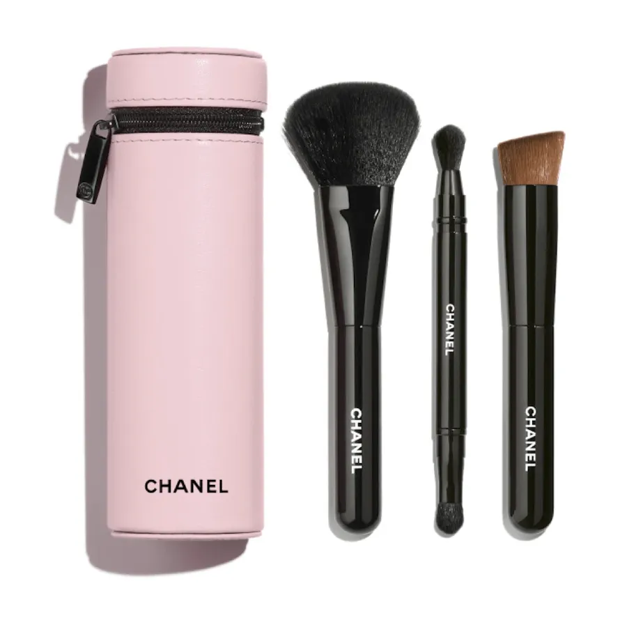 Set Cọ Trang Điểm Chanel Codes Couleur Limited Edition Brush Set Màu Hồng