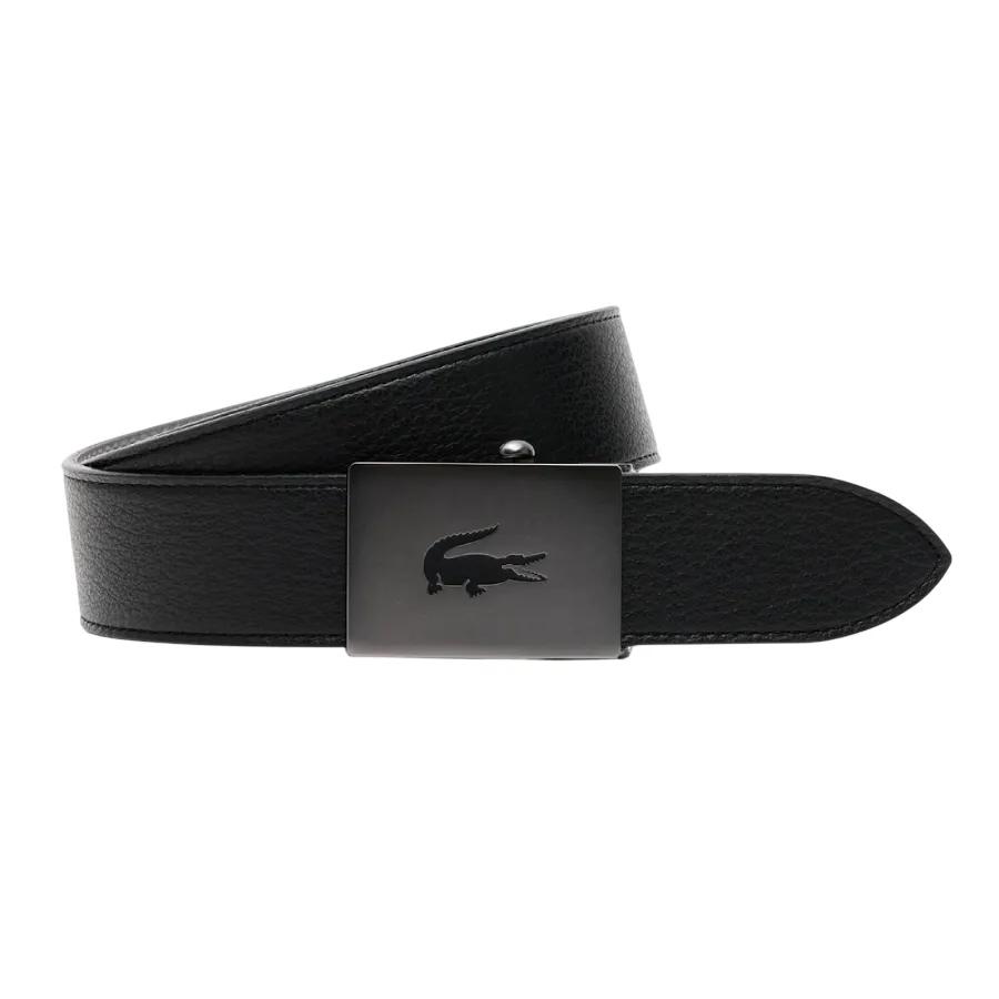 Thắt Lưng Nam Lacoste Men's Leather Belt RC001 - P01 Màu Đen
