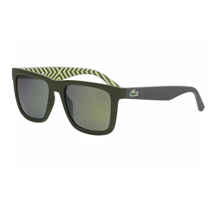 Kính Mát Lacoste Grey Square Men Sunglasses L750S 318 54 Màu Xám/Xanh Green