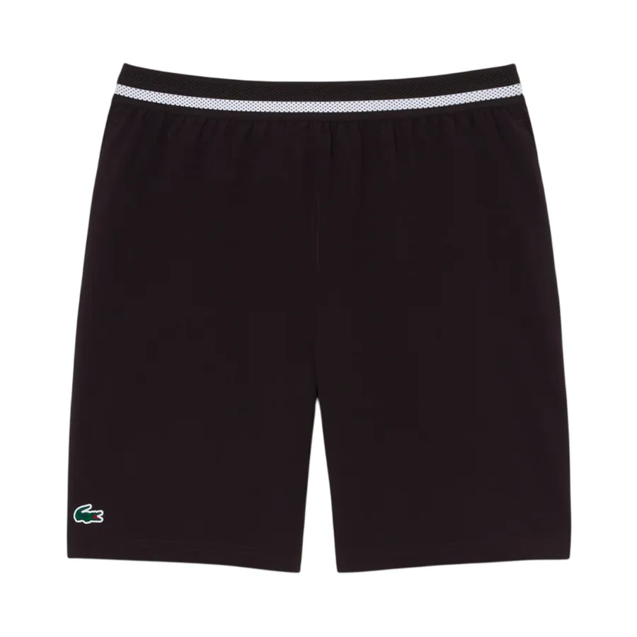 Quần Short Nam Lacoste Tennis x Novak Djokovic Shorts GH7413 - 4IA Màu Nâu Đen Size 3