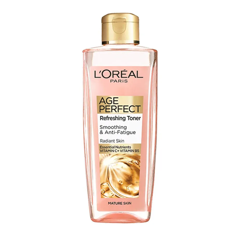 Nước Hoa Hồng L'Oreal Age Perfect Toner Smoothing & Anti Fatigue Vitamin C Refreshing 200ml
