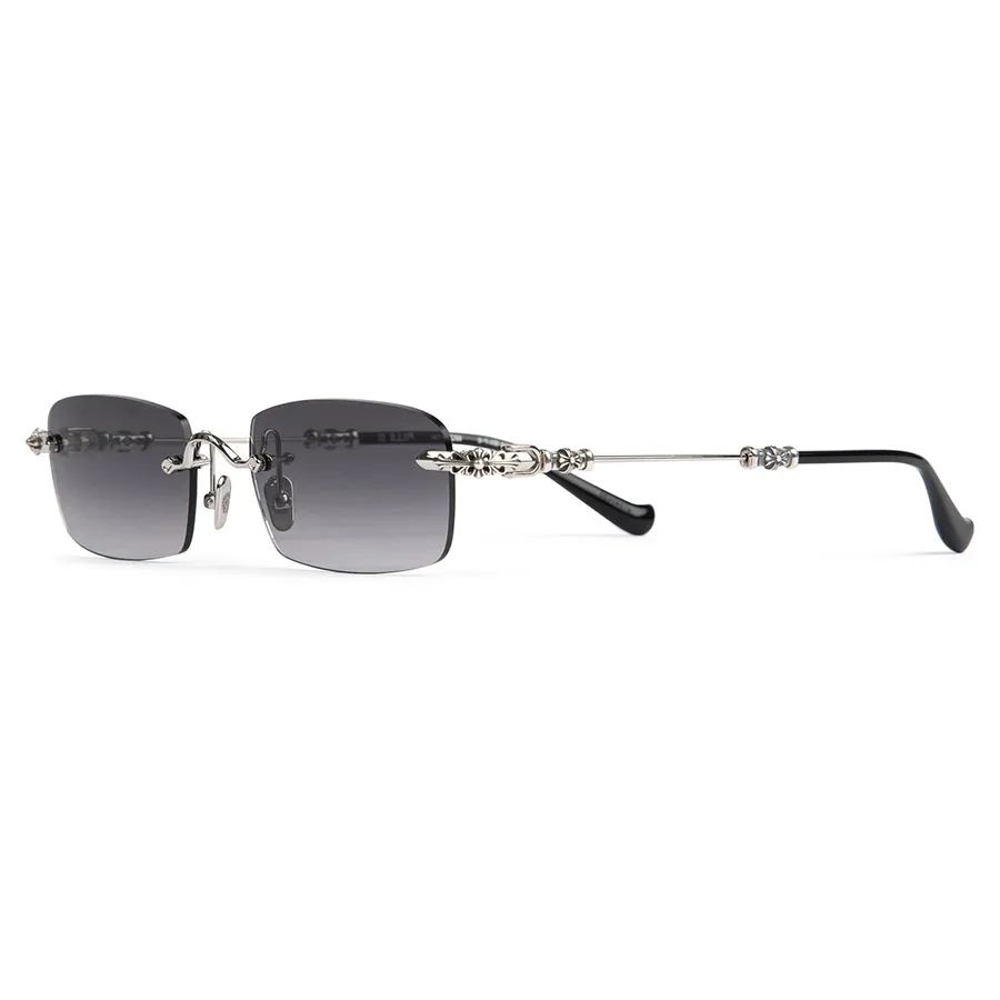Gọng Kính Chrome Hearts Pills III Silver Black Sunglasses Màu Bạc Đen