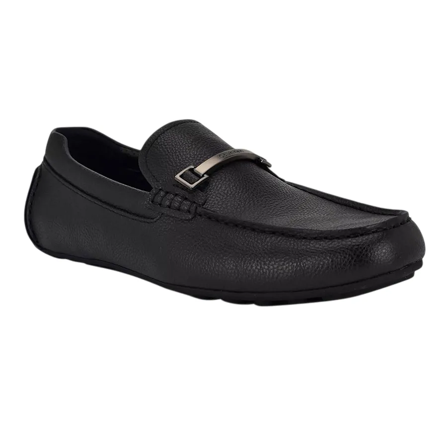 Giày Lười Nam Calvin Klein Moca CK OTILIS - BLK Màu Đen Size 8