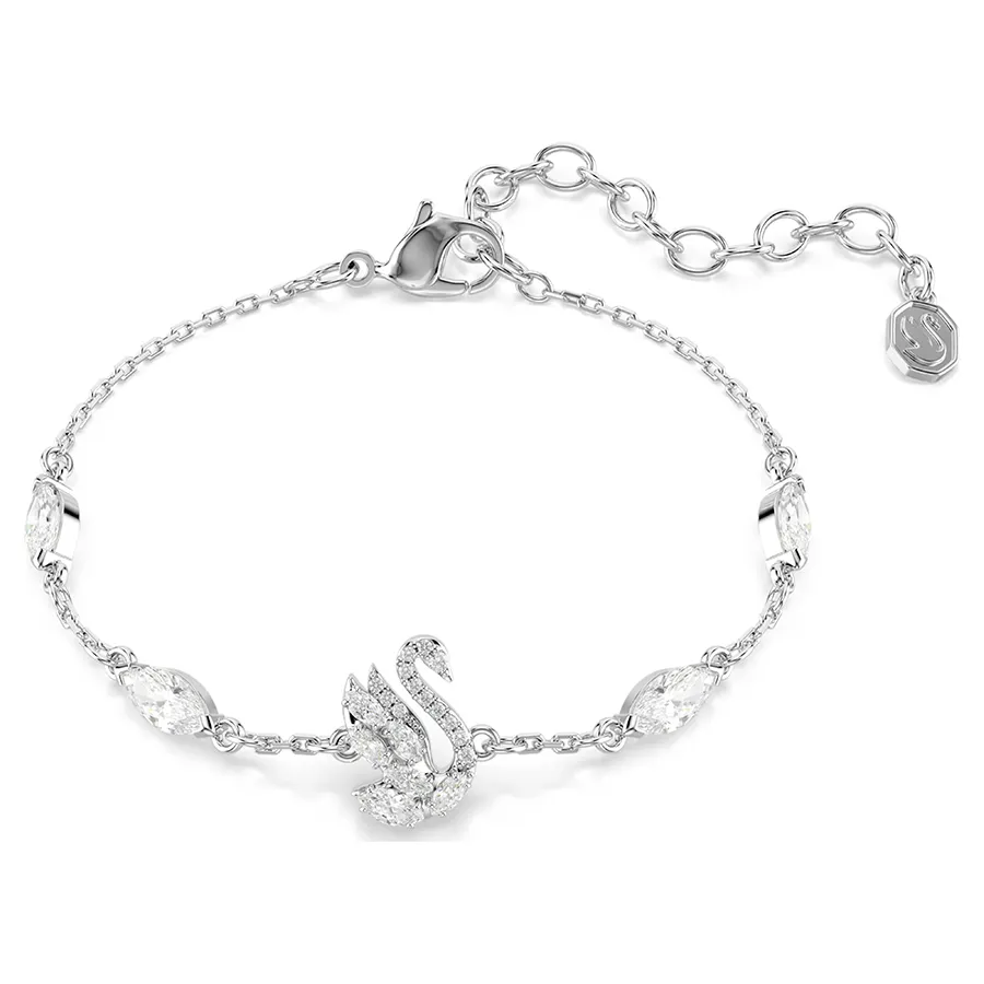 Vòng Đeo Tay Nữ Swarovski Swan Bracelet 5758682 Màu Bạc