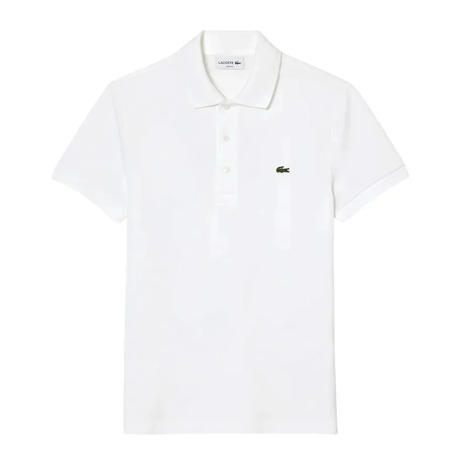 Áo Polo Nam Lacoste Men's Piqué Stretch PH6348 001 Màu Trắng Size 3