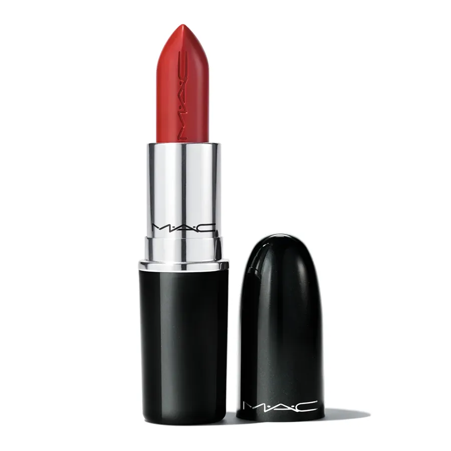 Son Mac Lustreglass Sheer-Shine Lipstick 510 Lady Bug Màu Đỏ Hồng