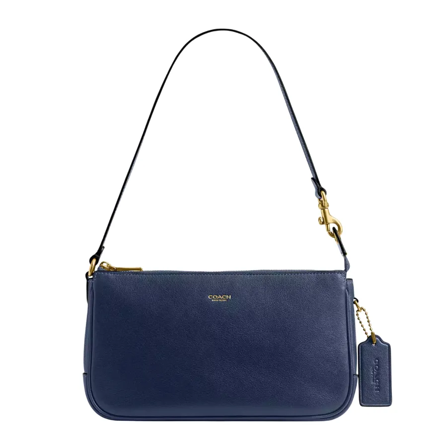 Túi Đeo Vai Nữ Coach Plaza Bag CCC41 Shoulder Bag Màu Xanh Navy