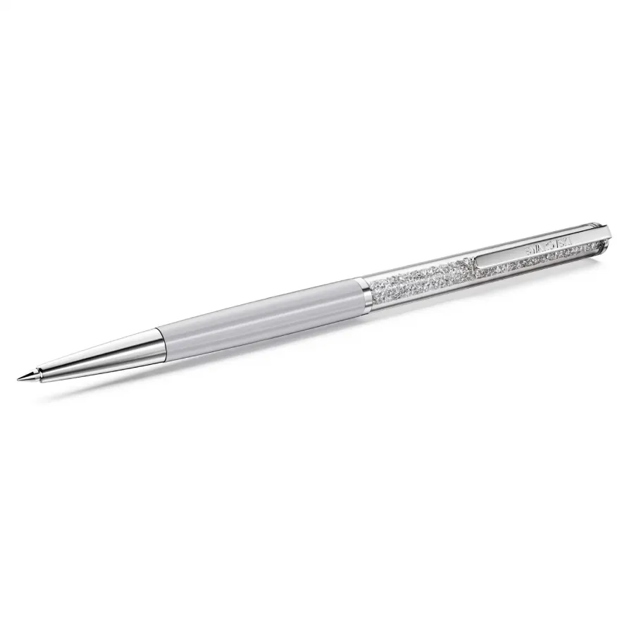 Bút Ký Swarovski Crystalline Ballpoint Pen Gray, Gray Lacquered, Chrome Plated 5709613 Màu Xám