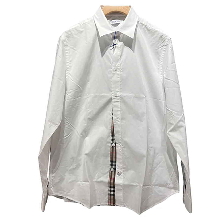 Áo Sơ Mi Burberry Cotton Formal In White Màu Trắng Size XS