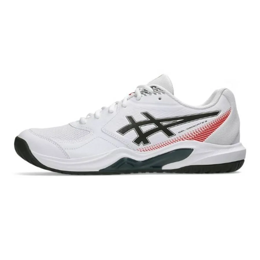 Giày Thể Thao Nam Asics Gel-Dedicate 9 1041A543.100 Màu Trắng - Xanh Green Size 9