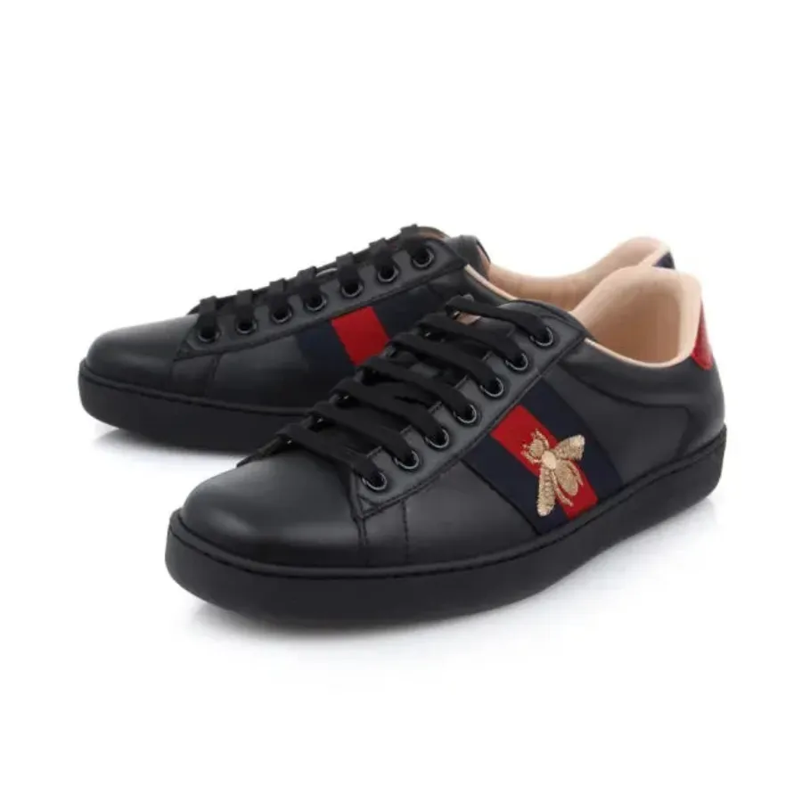 Giày Thể Thao Nam Gucci Ace Embroidered 'Black Bee' 429446-A38G0-1284 Màu Đen Size 39.5