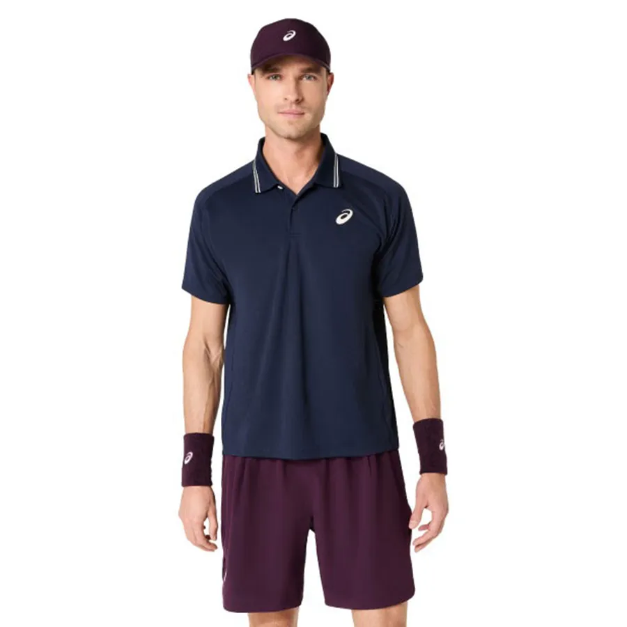 Áo Polo Nam Asics Game 2041A381.400 Màu Xanh Navy Size S