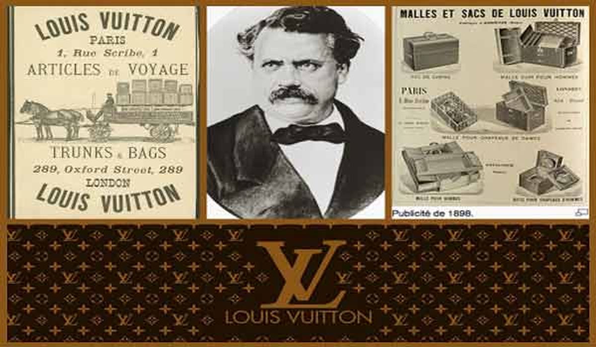 Vintage Louis Vuitton Advertisement 2 Ca  Canvas Art  5by5collective