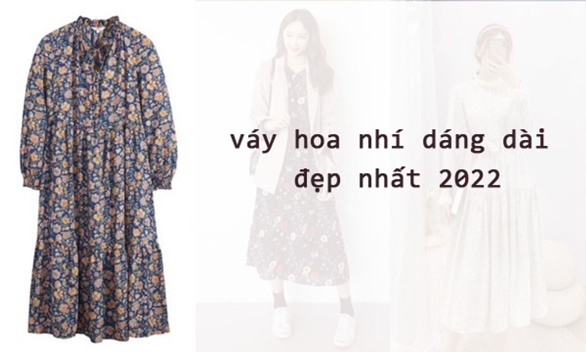 Đầm Dài Chân Váy Hoa Hồng DH2230