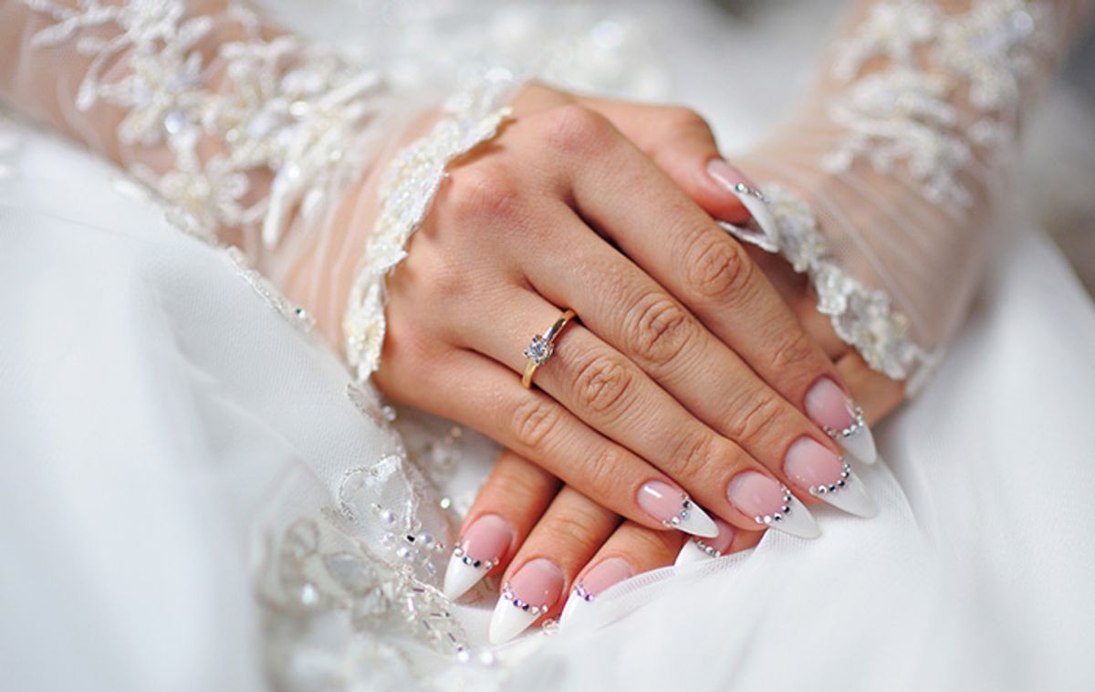 Những kiểu nail cô dâu đẹp sang chảnh giúp nàng xinh hết phần thiên hạ   Làm đẹp  Việt Giải Trí